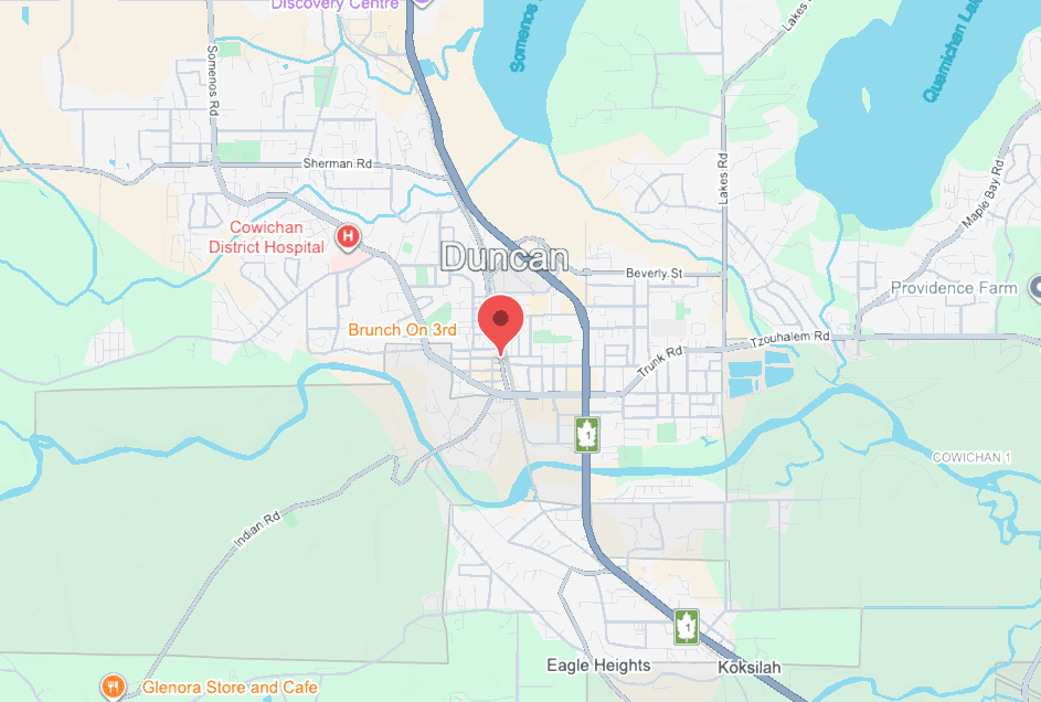 duncan service area map